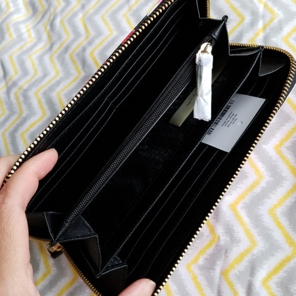 Kate Spade Rosebed Lacey Zip Around Wallet - Picture 7 of 8